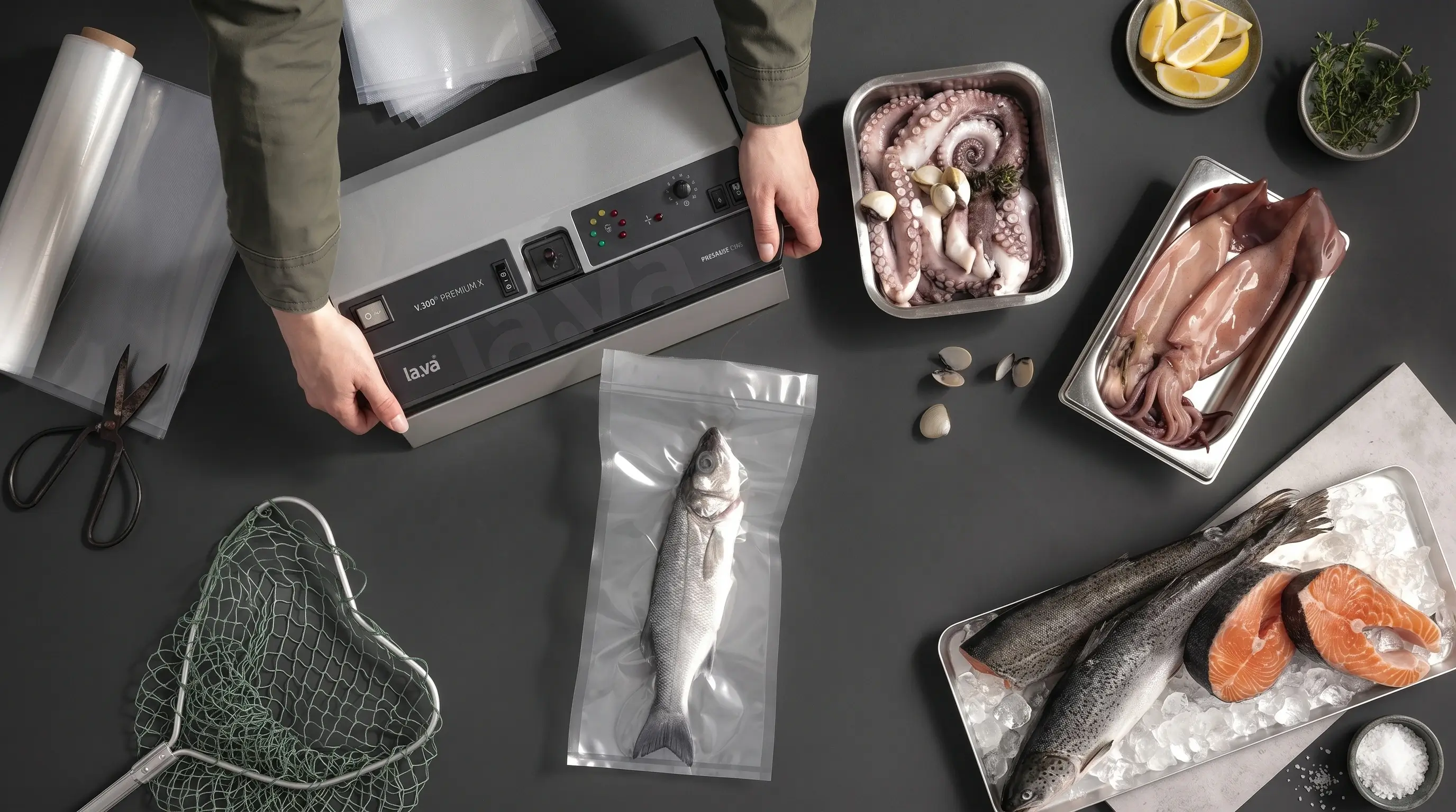West Coast snoek fishing with LAVA vacuum sealer