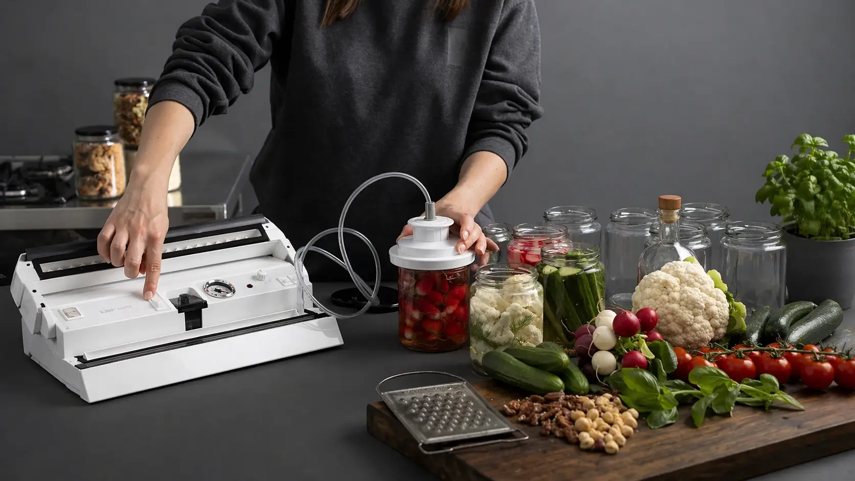 Bulk buying with vacuum sealing for long-term storage