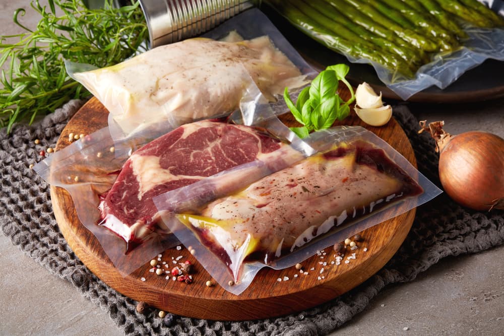 Game meat vacuum sealed