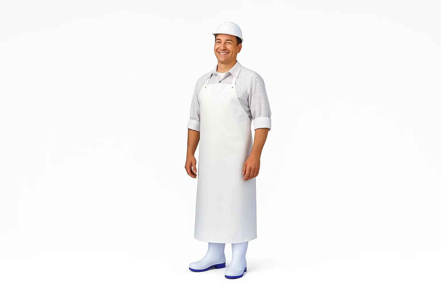 Professional Butcher's Apron — Premium PVC 120×80cm