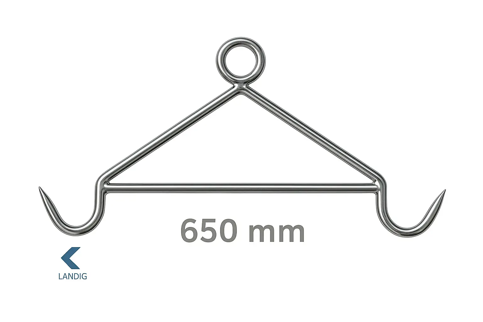 Professional Stainless Steel Gambrel — Small 560mm