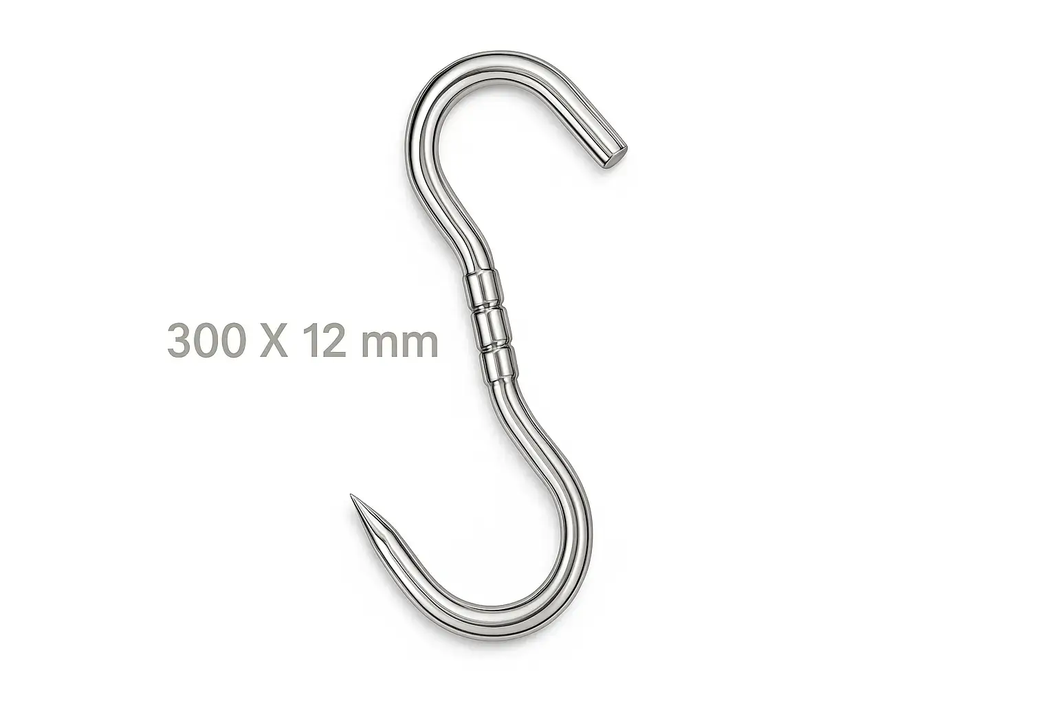 Professional Swivel Hooks — 300×12mm 200kg