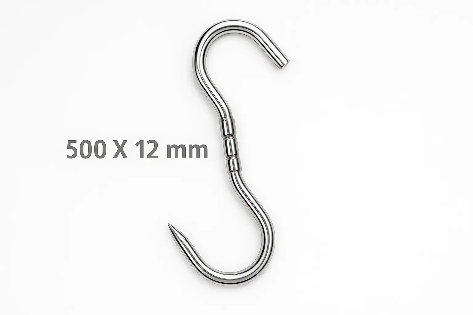 Professional XL Swivel Hooks — 500×12mm 250kg