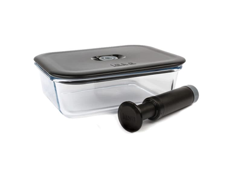 Glass Vacuum Container 1520ml with handpump