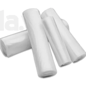 Embossed Vacuum Sealer Rolls 25 cm × 6 m — 2 Rolls