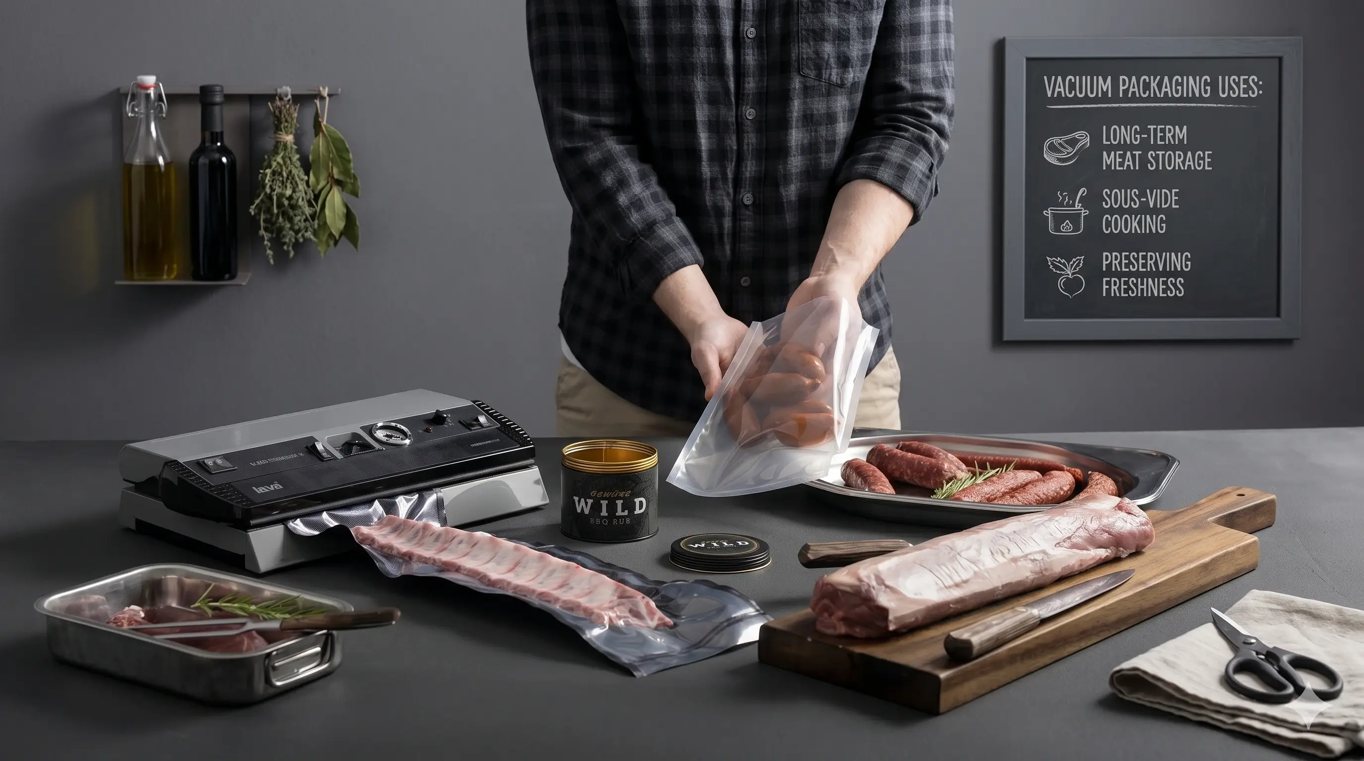 Venison processing and vacuum sealing with LAVA machine
