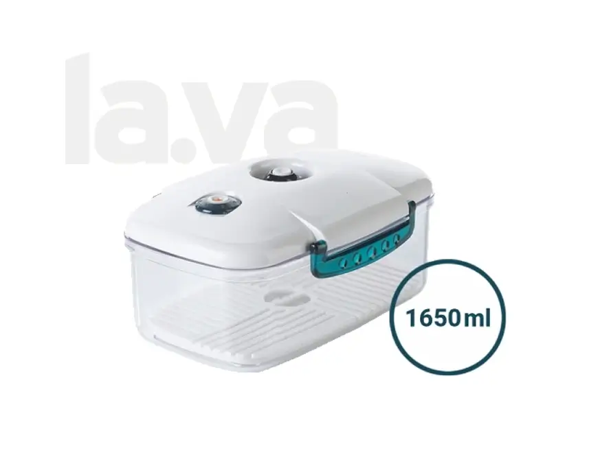 LAVA 1650ml Rectangular Acrylic Vacuum Container LAVA 1650ml Rectangular Acrylic Vacuum Container