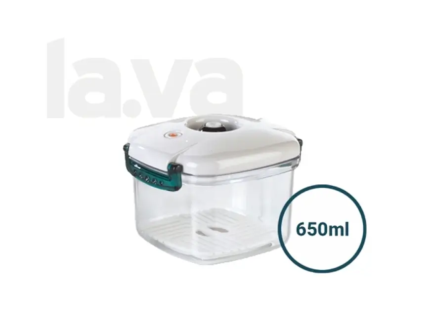 LAVA 650ml Square Acrylic Vacuum Container LAVA 650ml Square Acrylic Vacuum Container