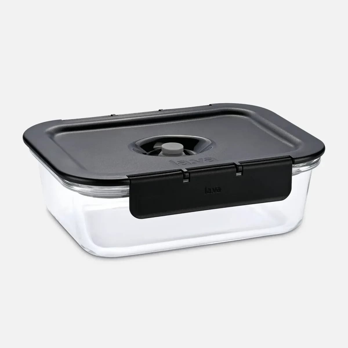 LAVA G-Line Glass Vacuum Container — Black Lid (1.565 L) LAVA G-Line Glass Vacuum Container — Black Lid (1.565 L)
